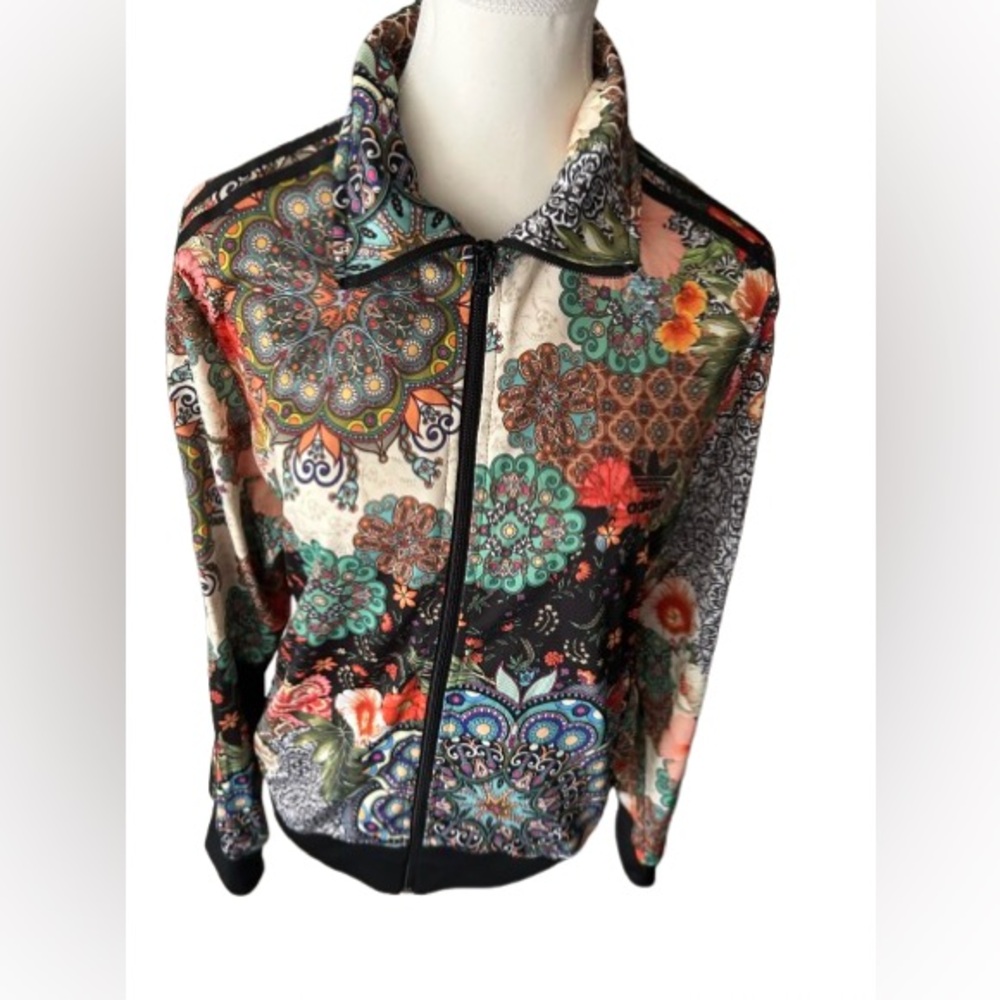 Adidas Farm Rio Jardim Agharta Multicolor 
Jacket Track Workout Floral Boho - Picture 2 of 16